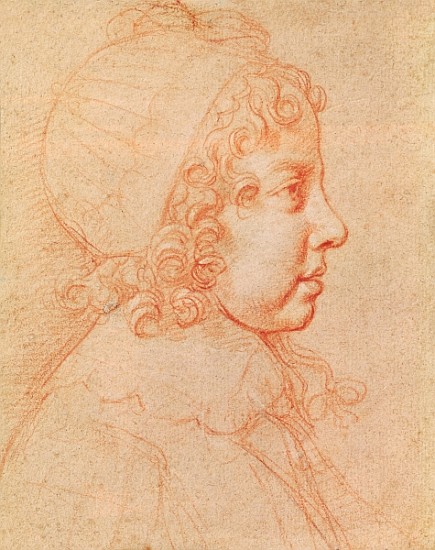 Portrait of Louis XIV as a child van Philippe de Champaigne