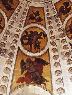 Detail of angels from the dome