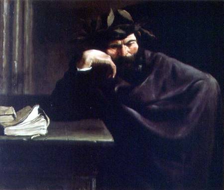 A Poet van Pier Francesco Mola