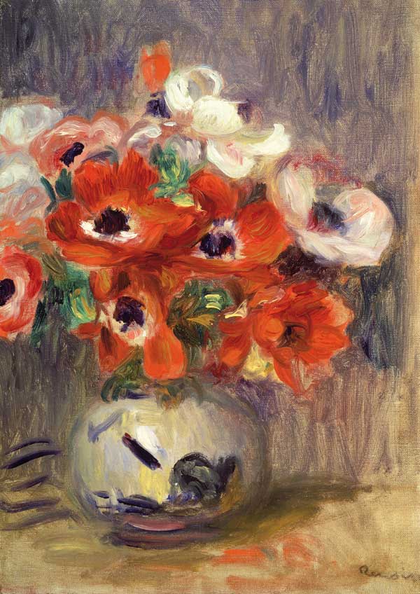 Anemones van Pierre-Auguste Renoir