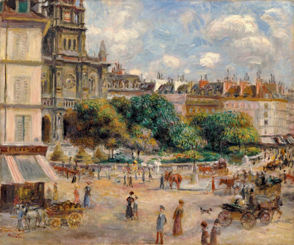 Place De La Trinite van Pierre-Auguste Renoir