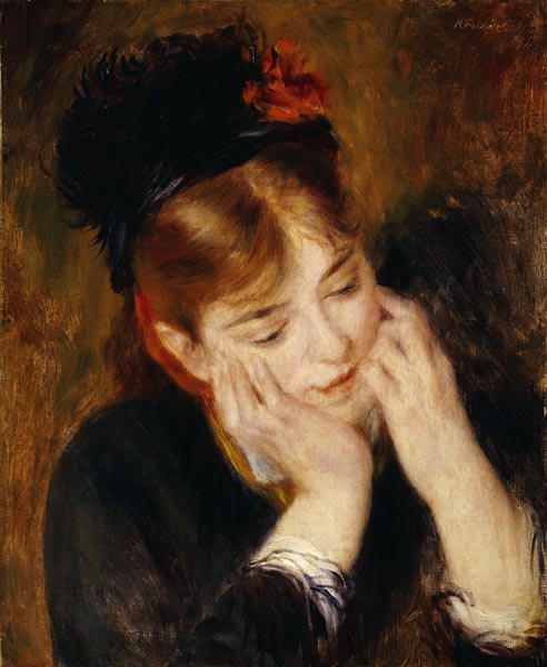 Contemplation van Pierre-Auguste Renoir