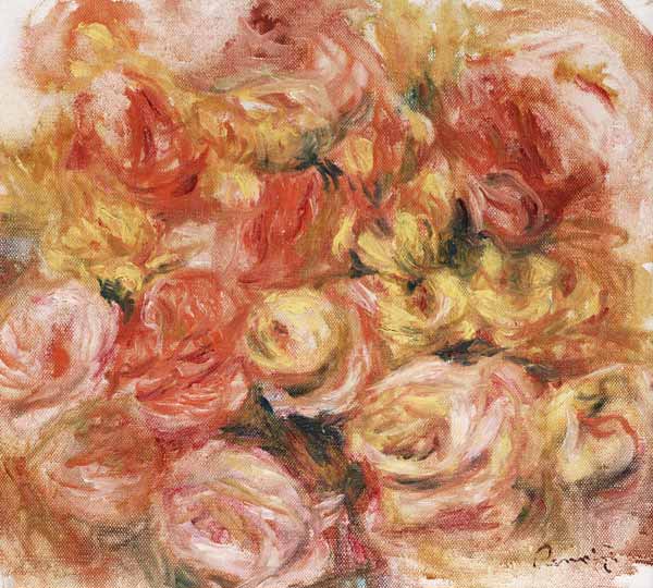 Flower Sketch, c.1914 van Pierre-Auguste Renoir