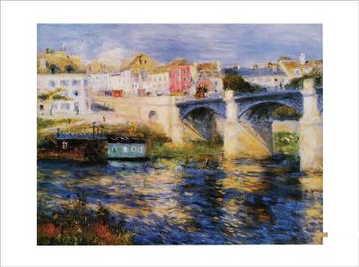Le pont a Chatu  - (REN-702) van Pierre-Auguste Renoir