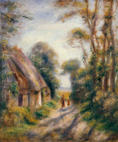 The Outskirts of Berneval van Pierre-Auguste Renoir
