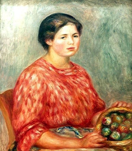 Renoir / La fruitiere / 1900 van Pierre-Auguste Renoir