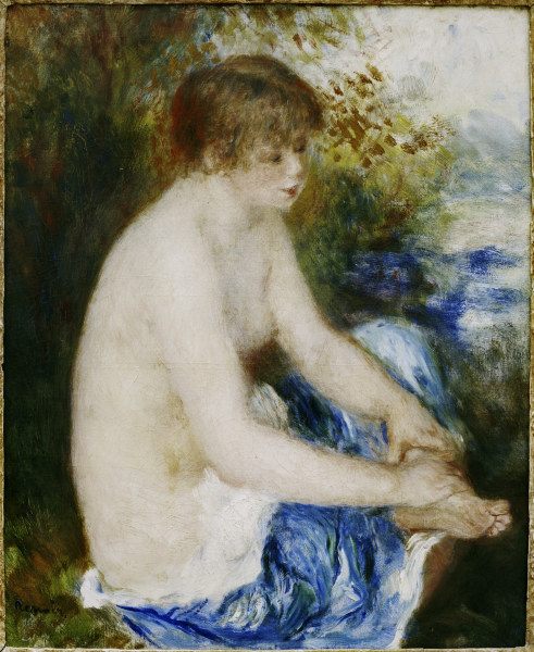 Renoir / Small blue nude / 1878/79 van Pierre-Auguste Renoir