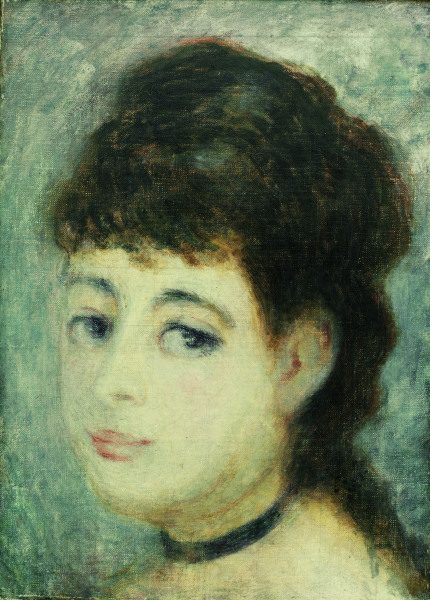 Renoir/Portrait of a young woman/c.1875 van Pierre-Auguste Renoir