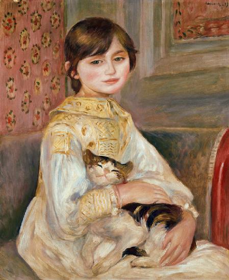 Mademoiselle Julie Manet met kat
