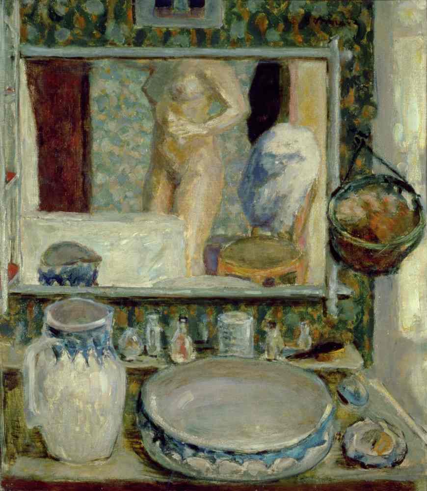 The Wash Stand, or The Mirror van Pierre Bonnard