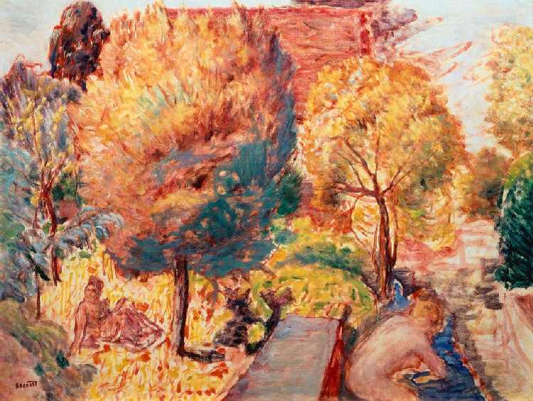 Landscape with Bathers van Pierre Bonnard
