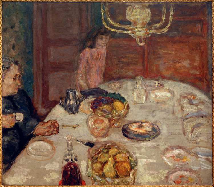 Les Poires (Le Déjeuner au Grand-Lemps) van Pierre Bonnard