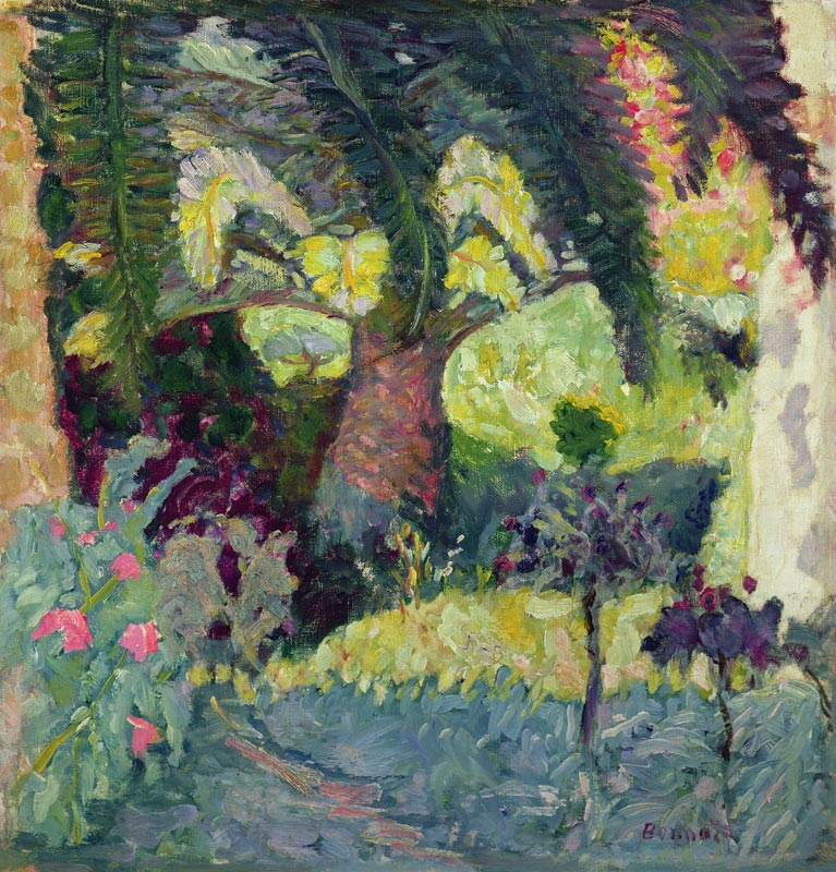 Palm Trees at Le Cannet van Pierre Bonnard