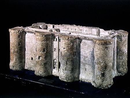 Model of the Bastille made from one of the stones of the Bastille van Pierre Francois Palloy
