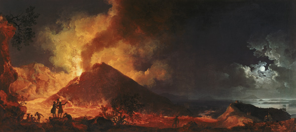 The Eruption of Mount Vesuvius in 1771 van Pierre Jacques Volaire