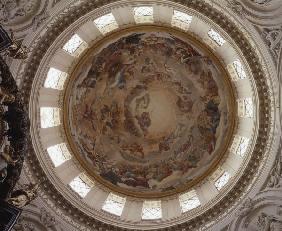 Paris,Val-de-Grace,Cupola Fresco/Mignard