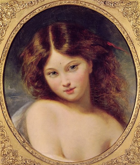 Head of a Young Girl van Pierre Joseph Dedreux-Dorcy