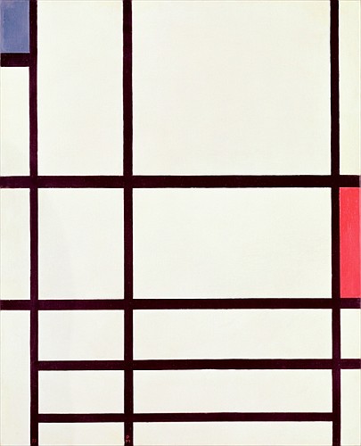 Composition in Red van Piet Mondriaan