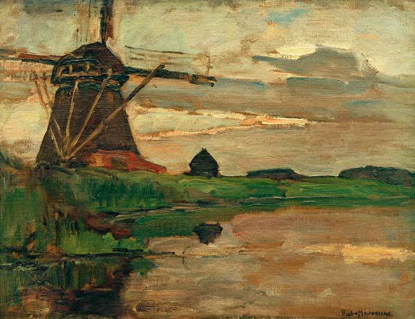 Oostzijder Mill van Piet Mondriaan
