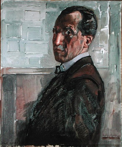 zelfportret van Piet Mondriaan