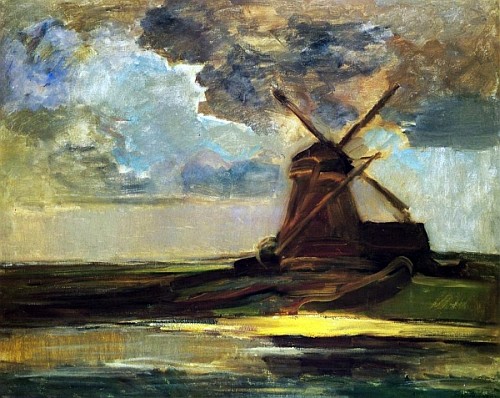 Windmill in the Gein van Piet Mondriaan