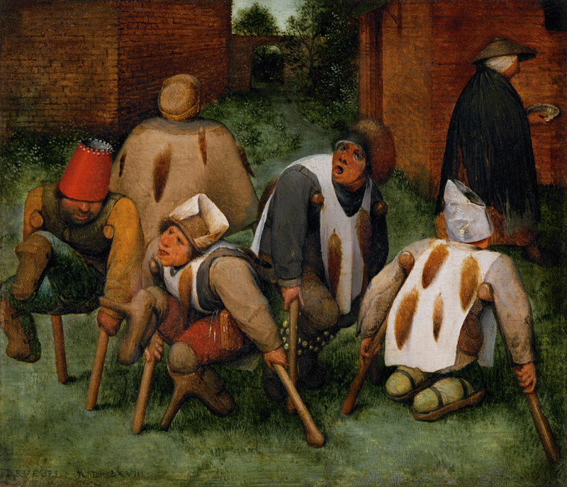 The Beggars van Pieter Brueghel de oude
