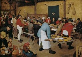 Boerenbruiloft- Pieter Brueghel de oude 1568