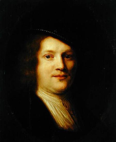 Portrait of a Young Man, possibly a self portrait van Pieter Harmansz Verelst