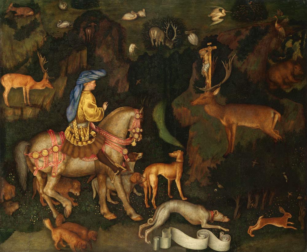 The Vision of Saint Eustace van Pisanello