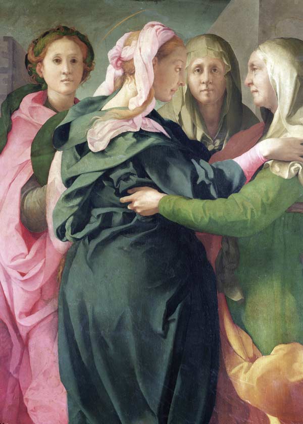 The Visitation van Pontormo,Jacopo Carucci da