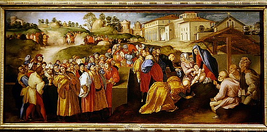 Adoration of the Magi, known as the ''Benintendi Epiphany'' van Pontormo,Jacopo Carucci da