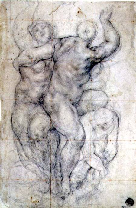 Study for a Group of Nudes van Pontormo,Jacopo Carucci da