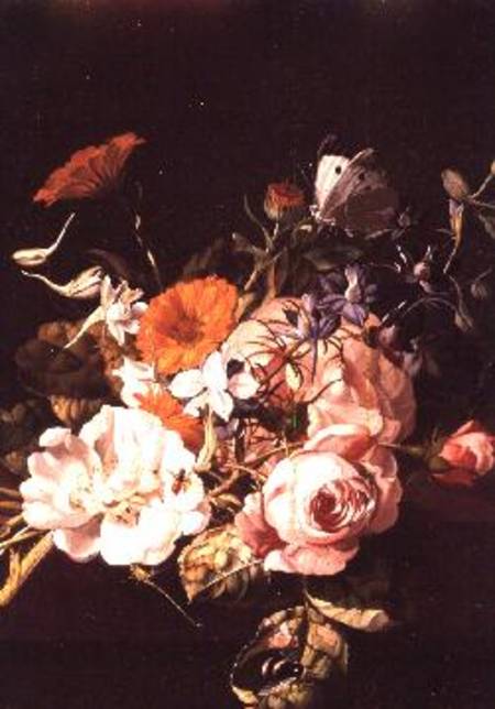 Vase of Flowers van Rachel Ruysch