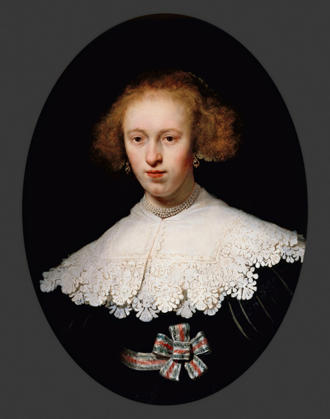 Portrait of a Young Woman van Rembrandt van Rijn