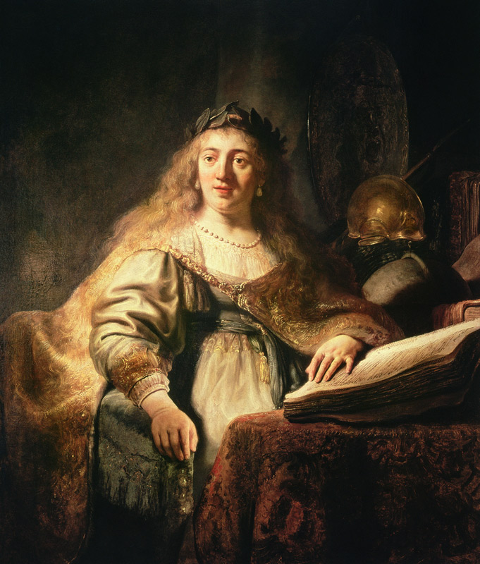 Saskia as Minerva van Rembrandt van Rijn