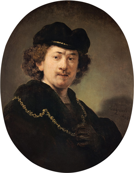 Selbstbildnis mit der goldenen Kette van Rembrandt van Rijn