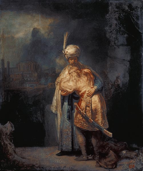David's Farewell to Jonathan van Rembrandt van Rijn