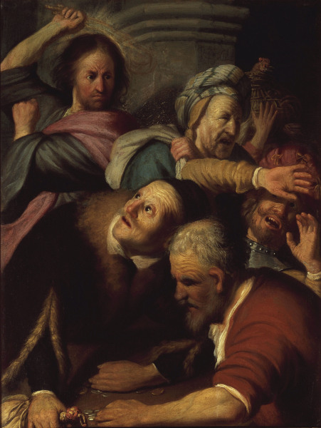 Jesus and the Money-changers / Rembrandt van Rembrandt van Rijn