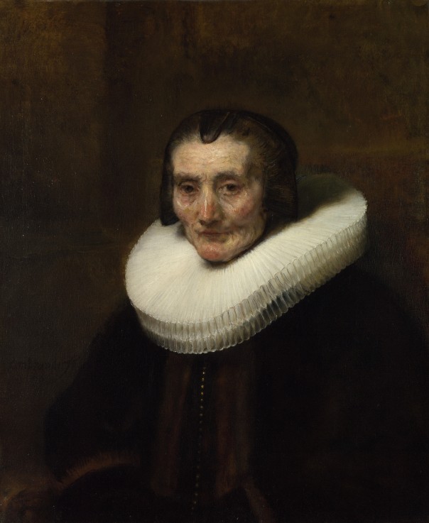Portrait of Margaretha de Geer, Wife of Jacob Trip van Rembrandt van Rijn