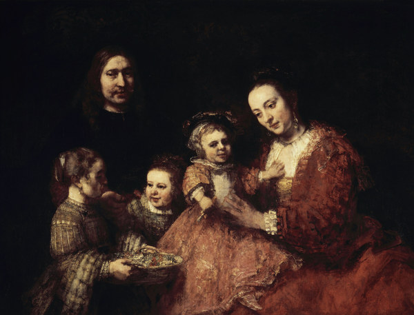 Rembrandt/ Family portrait/ 1668 van Rembrandt van Rijn