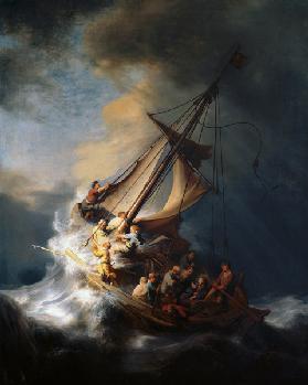 Christus in de storm op het meer van Galilea  