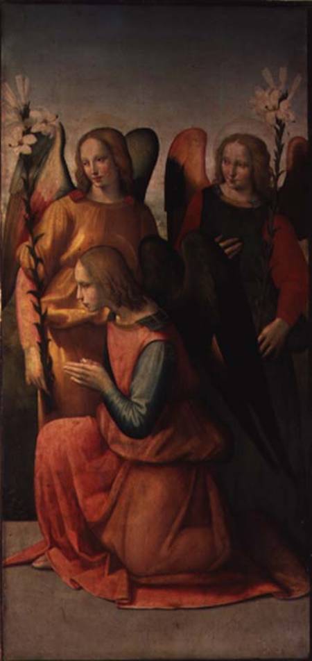 Three Angels (panel) (pair of 80358) van Ridolfo Ghirlandaio