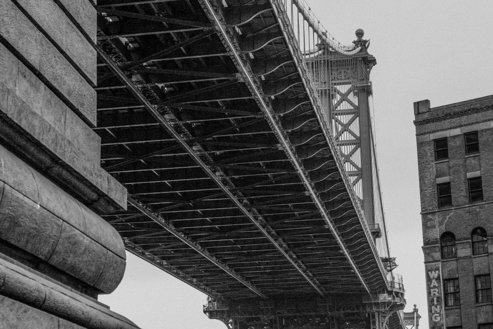 Manhattan Bridge - Brooklyn New York van Rikard Ekstrand