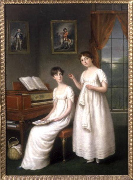 Portrait of the Irwin Sisters van Robert Home