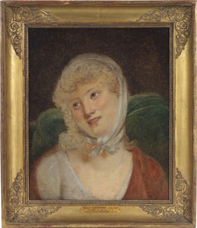 Portrait of Maria Countess Walewska (1786-1817) van Robert Lefevre