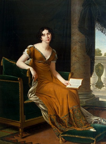 Portrait of Yelizaveta Demidova, c.1805 van Robert Lefevre