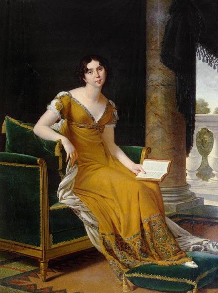 Portrait of Yelizaveta Demidova van Robert Lefevre