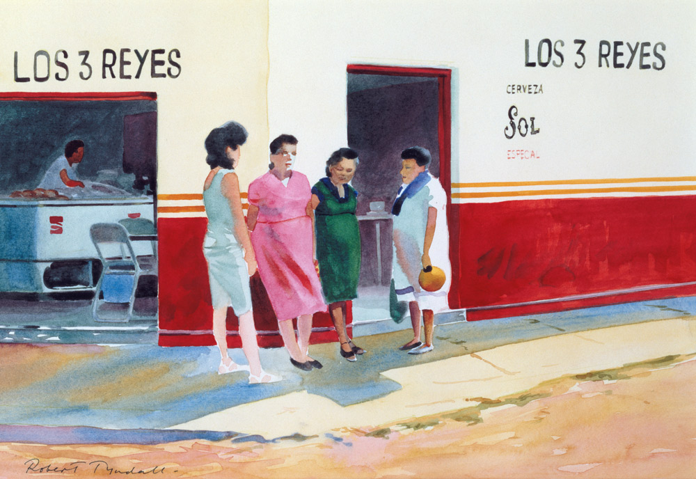 Conversation, Yucatan, Mexico  van Robert  Tyndall