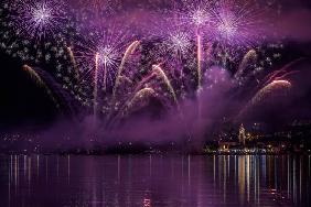 Fireworks Lake Pusiano