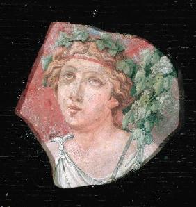 Head of a bacchante